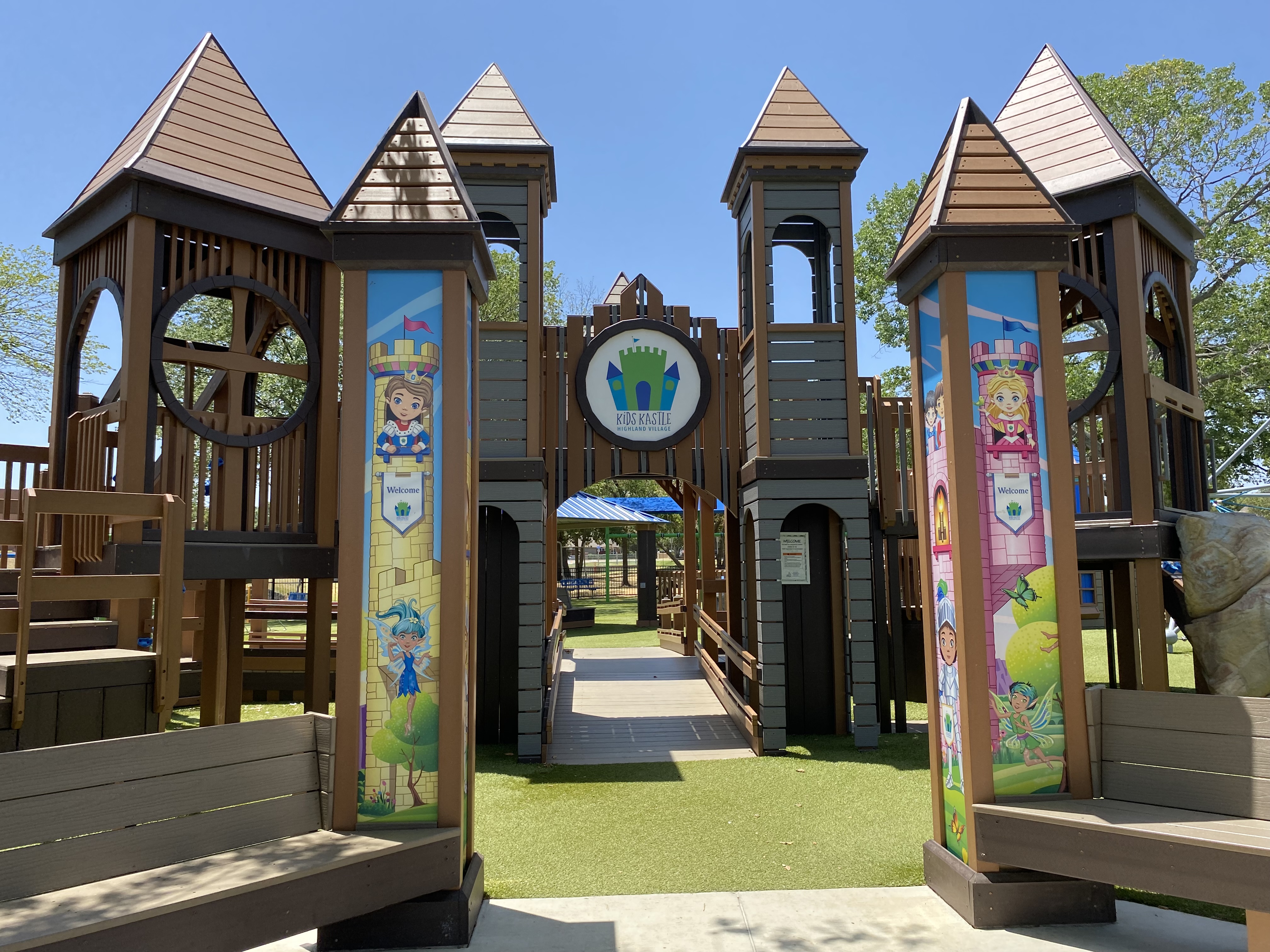 Artificial grass in Highland Village, TX